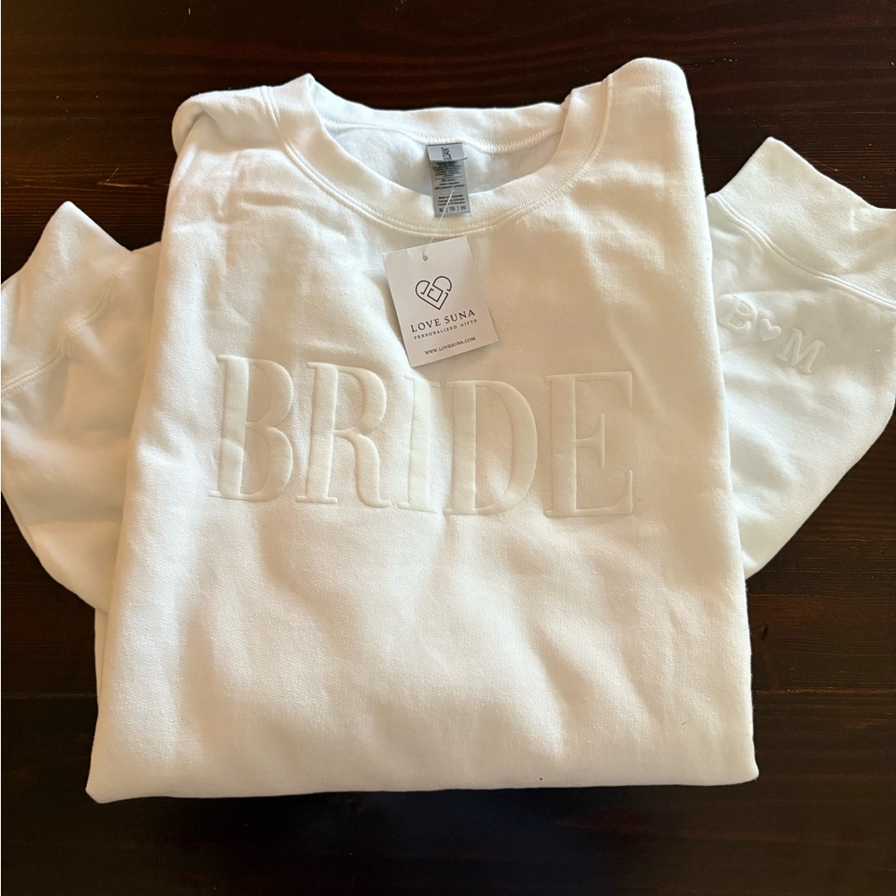 BRIDE white sweatshirt